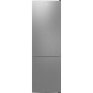 RÉFRIGÉRATEUR CLASSIQUE CANDY - CCT3L517FS - Réfrigérateur combiné  260 L (186 + 74) - Froid Statique Low Frost - Classe F - 54,5 x 176 cm - Silver