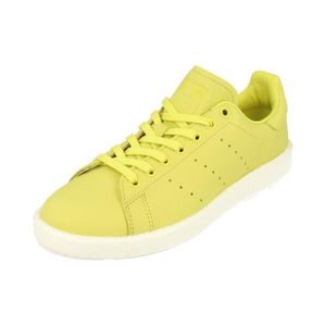 Stan smith store croco Jaune homme
