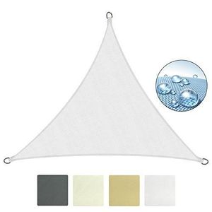 Voile d'ombrage 600x420x420 cm HDPE Tissus Respirant Blanc Protection Solaire UV 