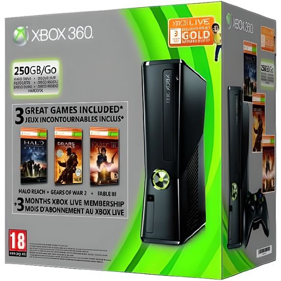 PACK XBOX 360 250 GO EXTREME VALUE / XBOX 360 Cdiscount Jeux vidéo
