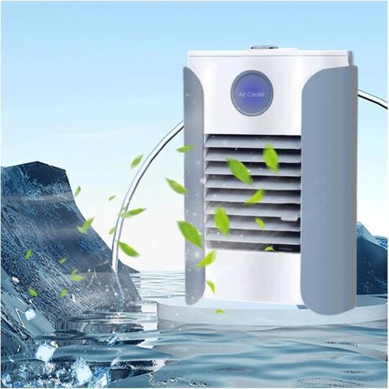 Climatiseur Mini Usb 3 Vitesses Climatiseur Mobile Usb Silencieux 