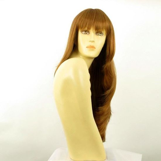Perruque Synthétique Femme Mi-longue Méchée - Blond Racine Foncée, Bonnet Moyen, Style Libre - Marque NOEMIE YS