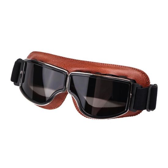 Lunettes Vintage Coupe-Vent Moto - Lunettes Casque Protection Yeux Accessoires Moto