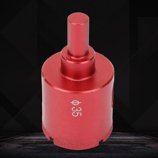 Scie Cloche Foret Diamantée,Walfront 35mm Assortiment De Mèches Scie