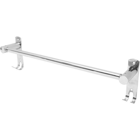 VidaXL Rail De Montage Argenté 1 M En Acier Inoxydable – Rail De Suspension Pour Rideaux à Lamelles, Installation Facile Et Robuste