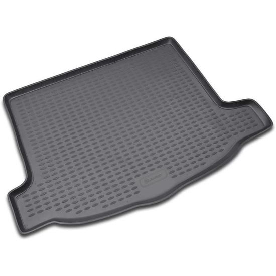 Element Tapis De Coffre Bac De Protection Antiderapant En Caoutchouc Sur Mesure Audi A1 Sportback Upper Noir Ajustement Mesuré Au Laser Personnalisé