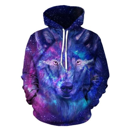 Sweat à Capuche Teen Wolf McCall Figure 11 - Pull Oversize Imprimé Série TV Homme Femme