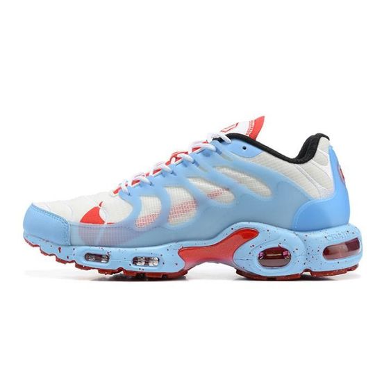Baskets Nike Air Max TXT Plus TN Homme Chaussures EntraÃ®nement de Sport Blanc Bleu Rouge Blanc 