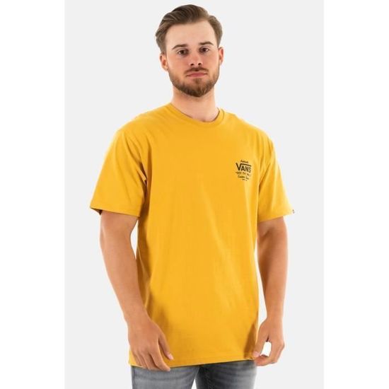 Tee shirt Vans MN Holder ST Classic BWV1 Jaune Homme Regular Manches courtes