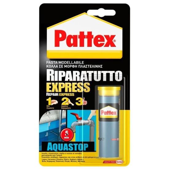 Pattex Pâte à réparer métal Express acquastop 48 g Cdiscount Bricolage