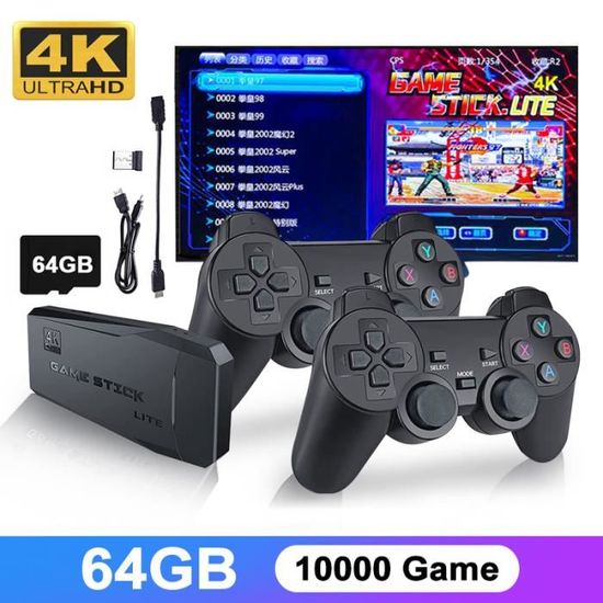 Console Rétro HD 4K + 2 Manettes 🎮✨