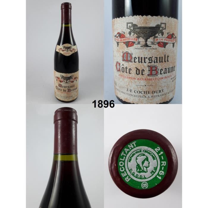 Meursault - Côte de Beaune - Coche-Dury 1998 - N° : 1896, Meursault, Rouge