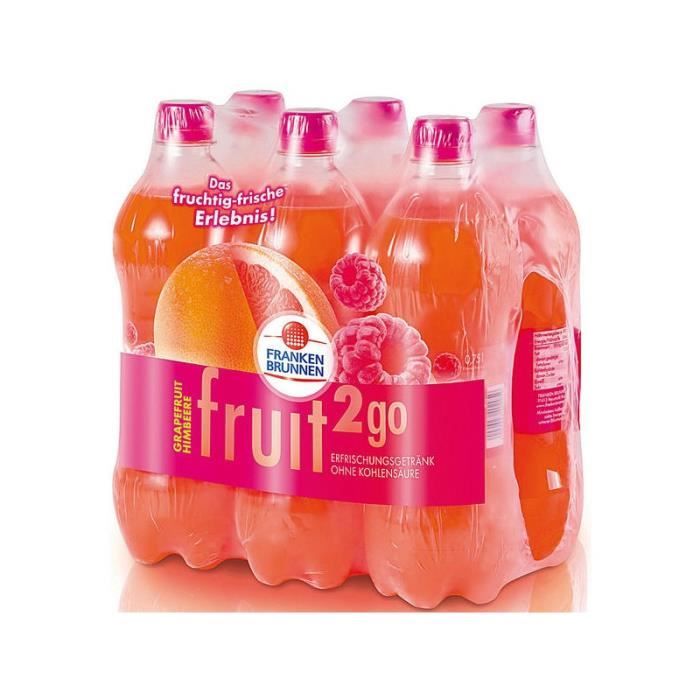 Boisson fruit2go Grapefruit Himbeere 6 x 0,75l