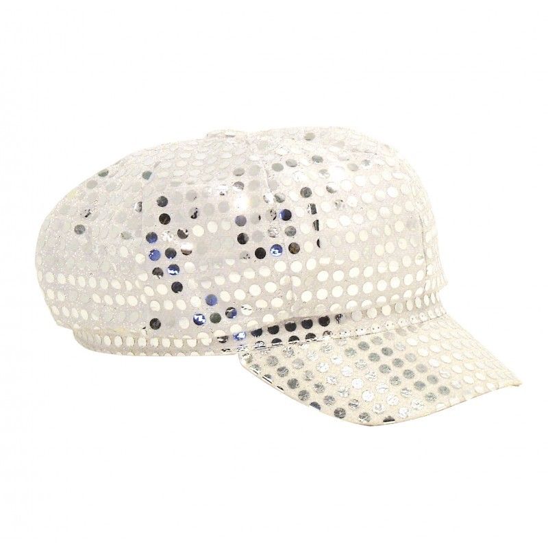 CASQUETTE GAVROCHE ARGENT ADULTE
