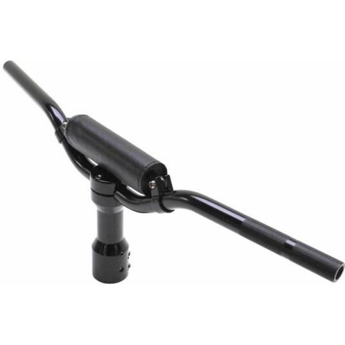 Guidon scoot replay street pour mbk 50 booster-yamaha 50 bws alu noir avec potence