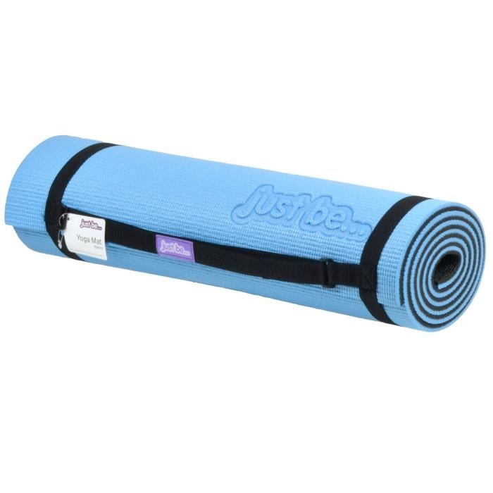 Tapis de yoga just be...® Bleu-Noir