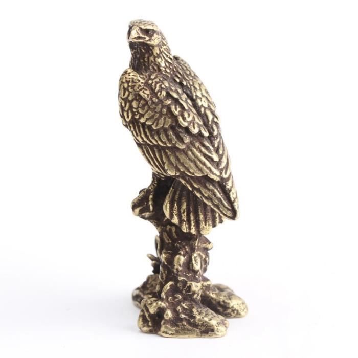 TLGV Petite Statue De L'Aigle Archaïze De Chine Collection Précieuse De Belles Statues En Bronze