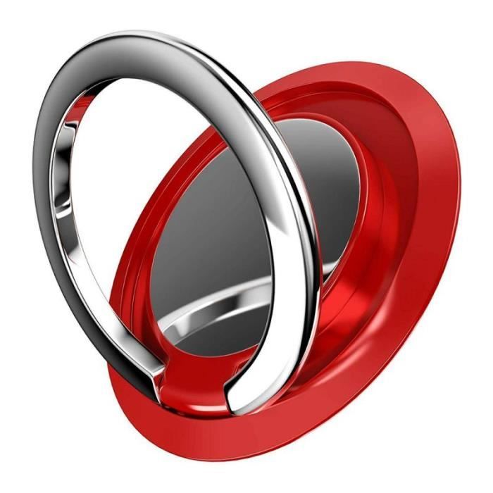 Support universel de prise de téléphone portable 360 anneau de doigt support de téléphone portable support de montage - Type red