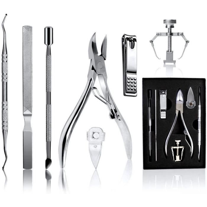 Ongles Incarnés Coupe, Pince À Ongles Pour Ongles Incarnés Et Épais, Ongles Kit De Manucure Pédicure Professionnel En Inox