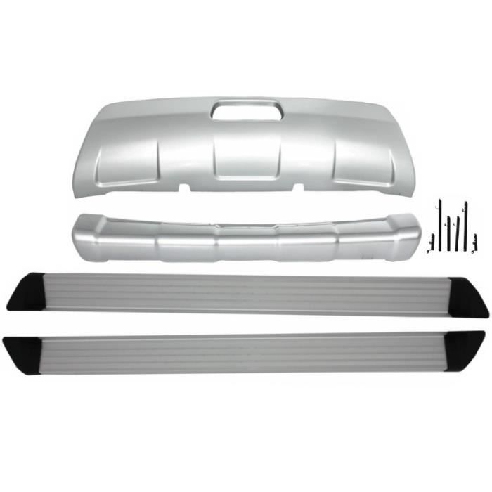 Marchepieds latérales pour Nissan Qashqai J10 07-10 PARECHOC plaques de protection