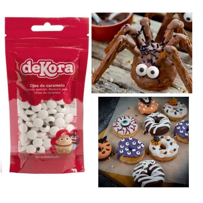 Yeux Bonbon en Sucre 56g - Oeil Gateau Decoration Cupcake