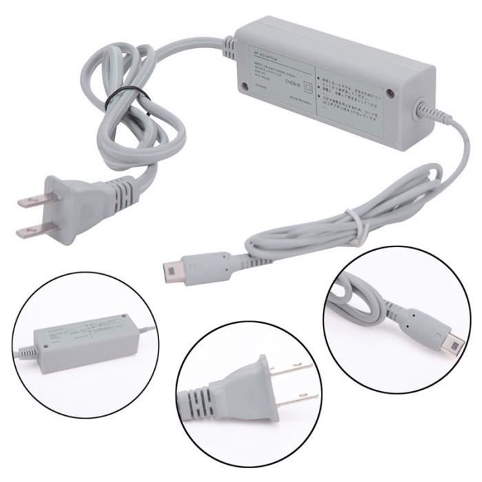Chargeur D'Adaptateur D'Alimentation Secteur Pour Contrôleur À Distance De Manette Jeu Nintendo Wii U Nous DYY80614866_3CG