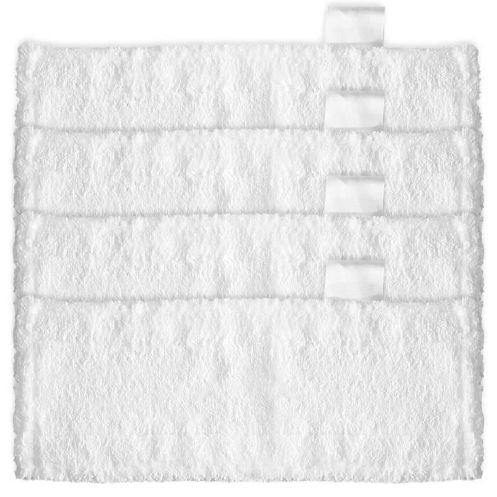 4 Remplacement Bonnettes Lingettes Microfibres pour Karcher Vapeur EasyFix SC4 SC3 SC5 SC2