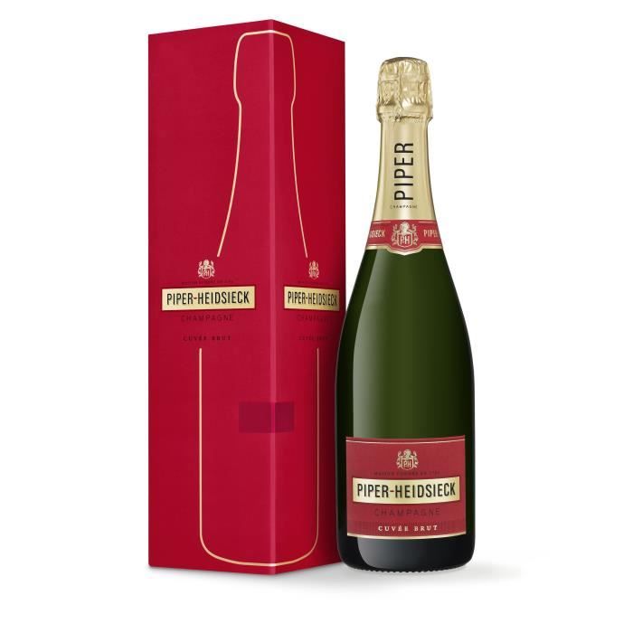 Champagne Piper Heidsieck Cuvée Brut avec étui - 75 cl