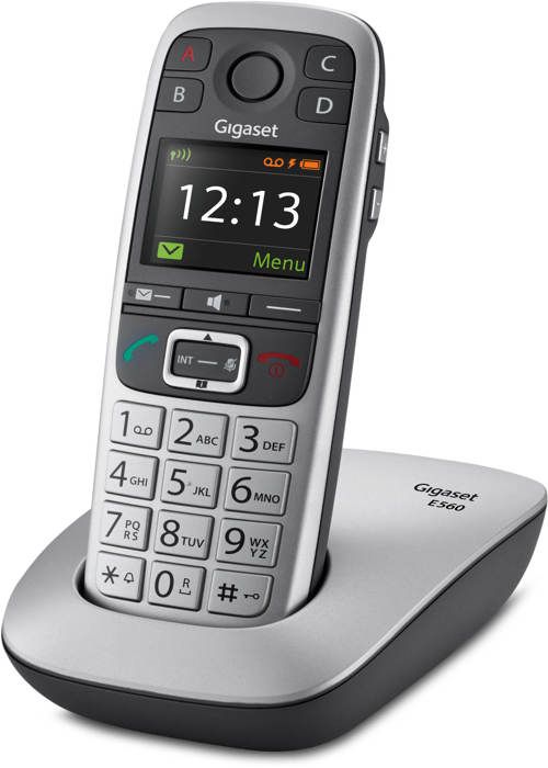 GIGASET Téléphone Fixe E560 Silver