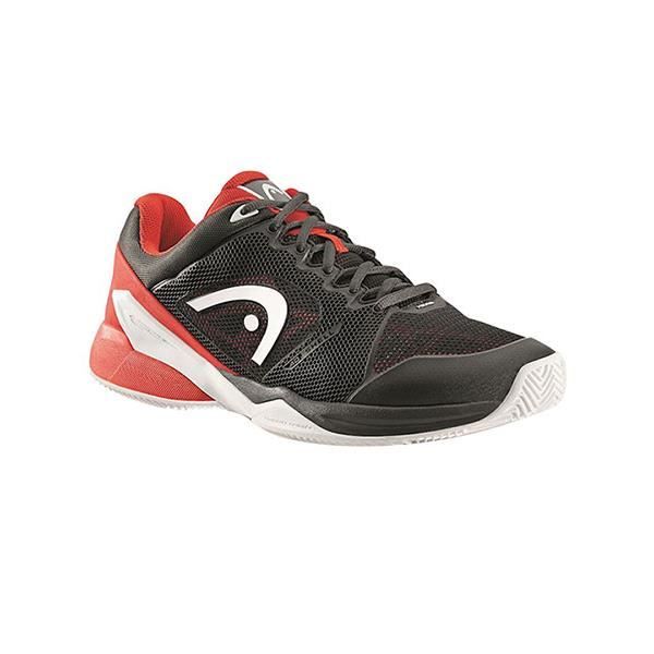 CHAUSSURES HEAD REVOLT PRO 2.0 CLAY NOIRES ROUGE