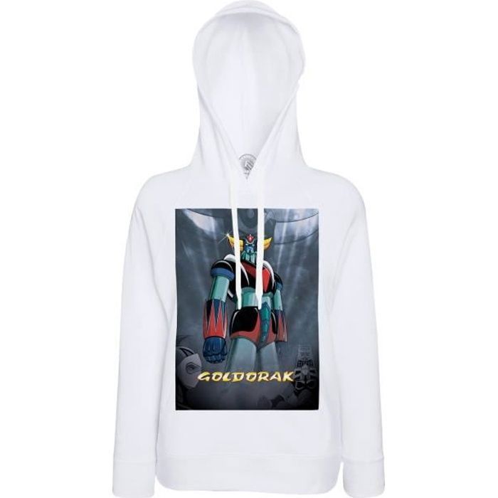 Sweat à Capuche Goldorak Couleur Hero Manga Robot Dessin anime
