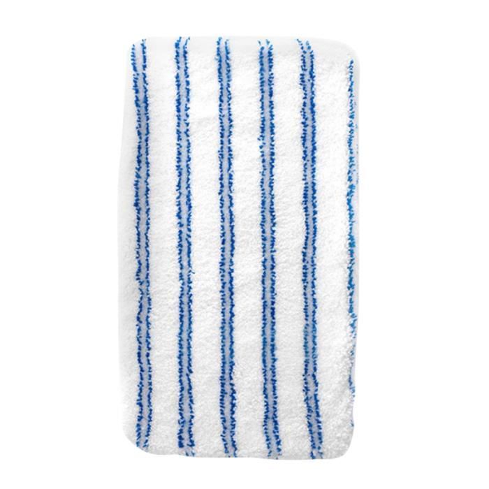 Useful Steam Mop Cloth Portable Replacement Clean Washable Pad Simple Microfiber for O-cedar Head (Blue and White EPONGE - TAMPON