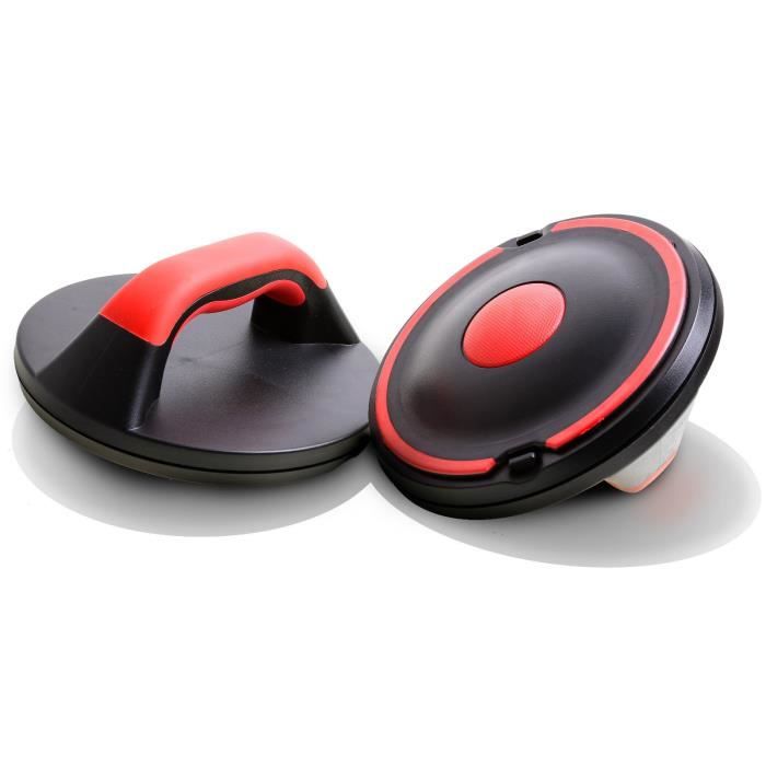 Poignées d'appui pour pompe/ Push UP - SportPlus, SP-PUB-004, Supports et Surface d'instabilitée retirable