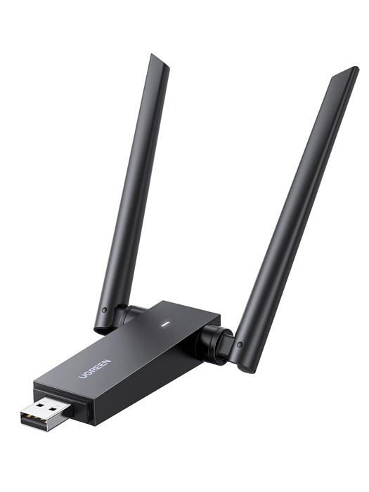 Adaptateur WiFi USB Ugreen 50341 1300Mbps Double antenne Angle réglable