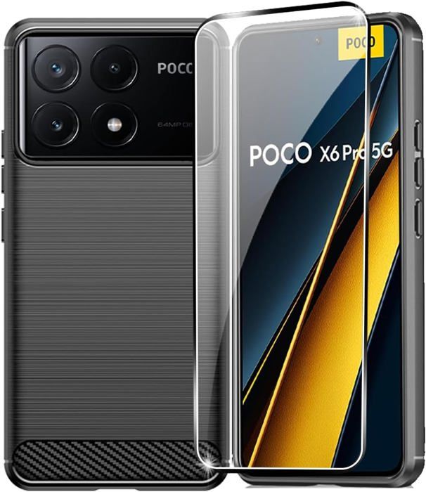 Vaxson 2 Pièces Film Protecteur D'écran Arrière - Fibre De Carbone