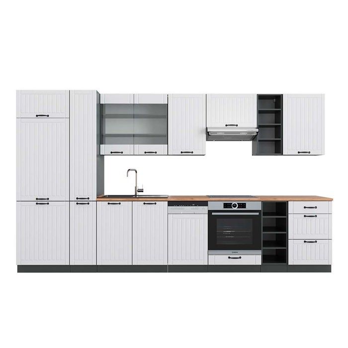 Test de la cuisine Fame-Line Vicco : 355 cm vert-or blanc