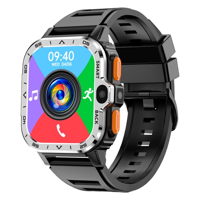 PDG Watch 4G Smart Watch Phone 2.03 pouces Android 8.1 800mAh 4GB + GPS Double Camera Google Play - vue 2