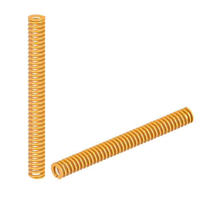 10 Stück Druckfedern 8mm X 90mm – Gelb, Leichte Last, Aus Federstahl, Für 3D-Drucker & Elektroteile – Langlebig & Rostgeschützt