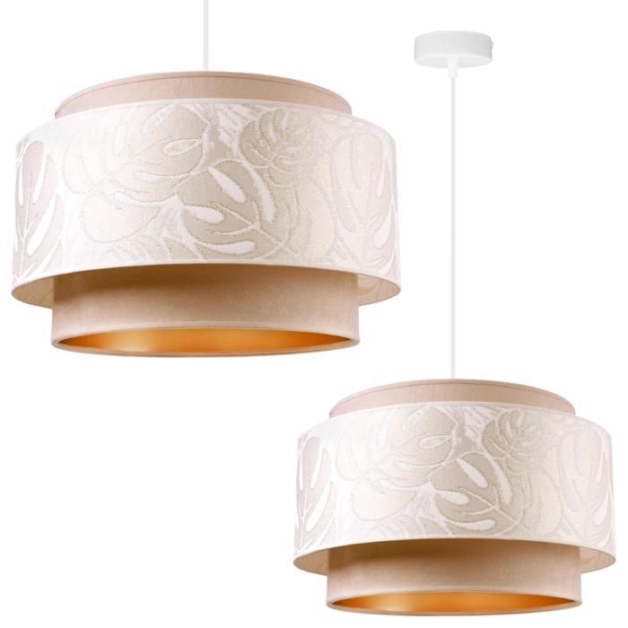 Abat-jour suspendu pour lustre de plafond de salon 45 cm