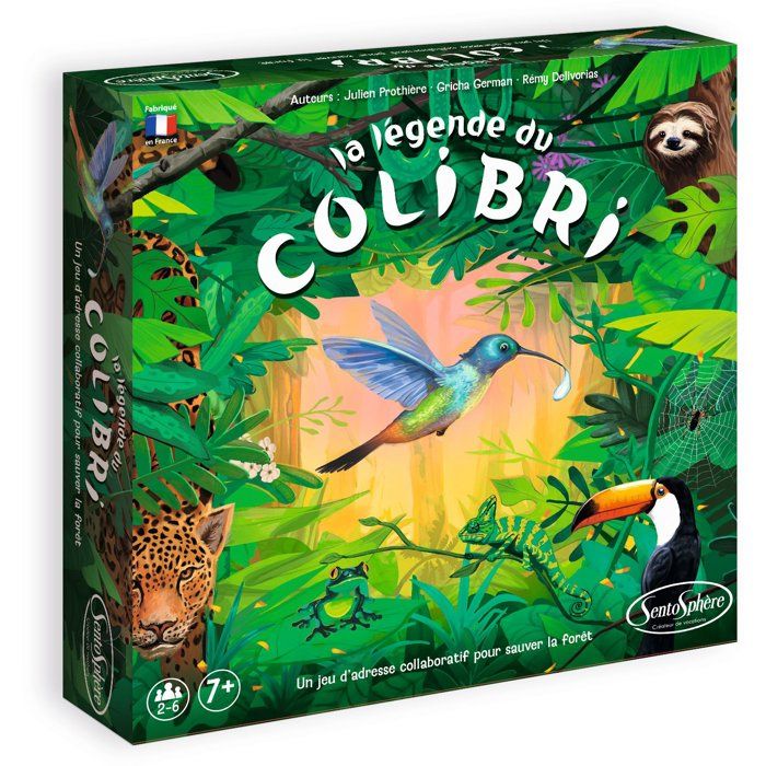Jeu Familial Sentosphère La Légende Du Colibri – Aventure Coopérative À Partir De 7 Ans - vue 3