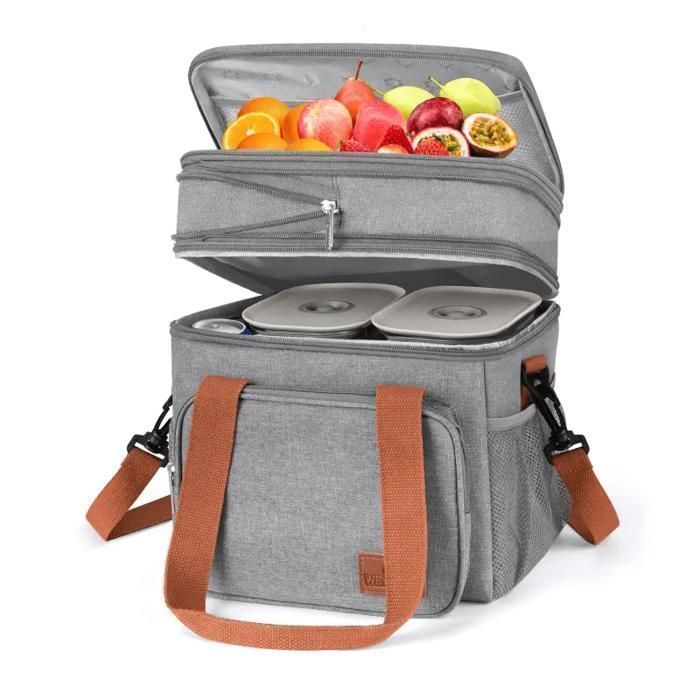 Grande glacière roulante, doublure imperméable de 35 L, tissu Oxford EVA, poignée pour un transport facile, rangement étanche pour camping, pique-nique, plage, utilisation en extérieur Grande glacière roulante, doublure imperméable de 35 L, tissu Oxford EVA, poignée pour un transport facile, rangement étanche pour camping, pique-nique, plage, utilisation en extérieur