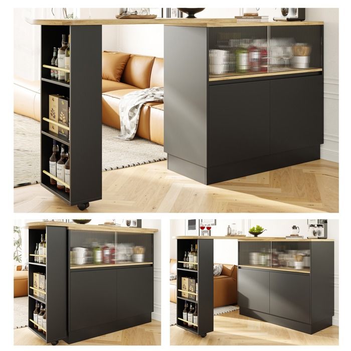 Table de bar extensible table de bistrot petite table de cuisine table ...