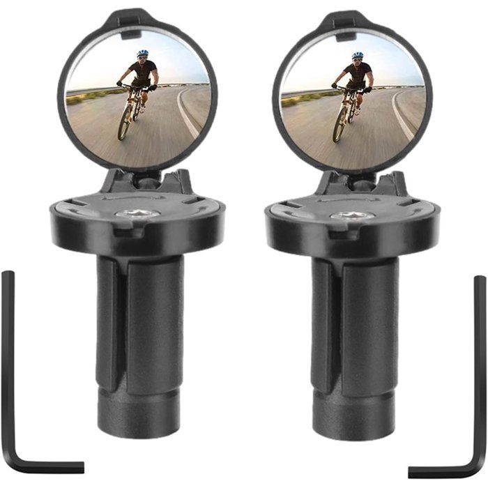 Rétroviseur de vélo rotatif et réglable à 360°[Convient aux vélos, mot