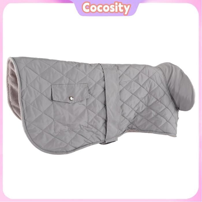 Comparer les prix de Cocosity gilet chaud pour chien Manteau dhiver pour chien -vent réglable doux moyen et grand gilet animalerie blouson L