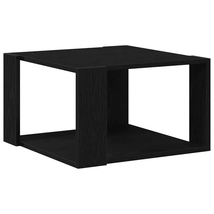 Table basse moderne - vidaXL - Chêne noir - 85x55x31 cm - Bois dingénierie - Style minimaliste - Montage facile
