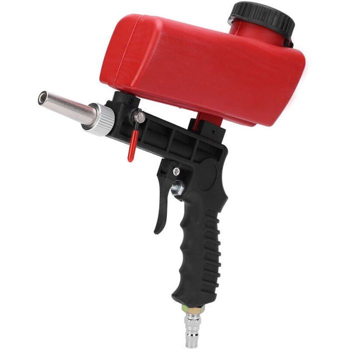 Sableuse pneumatique portative - ZOR® - Réglable - Interrupteur marche/arrêt - 700 ml - Pression dair 90 psi