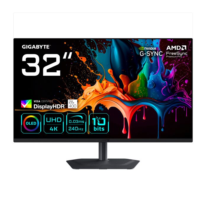 Moniteur gaming - GIGABYTE - MO32U2 - 4K UHD 3840x2160 - 240Hz - QD-OLED