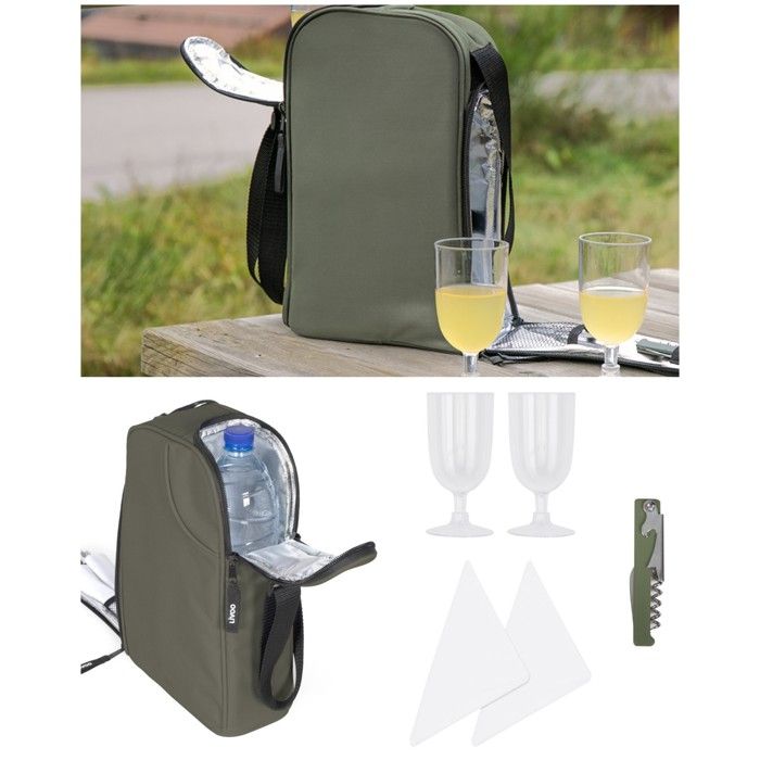 Sac pique-nique isotherme - LIVOO - 2 personnes - 2 L - Polyester 600D - Léger