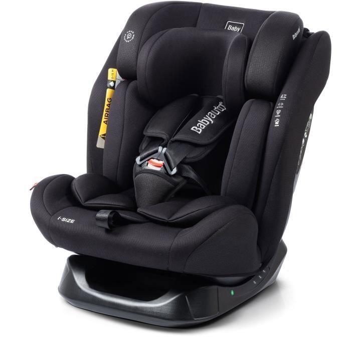 Siège auto enfant - BABYAUTO - Groupe 0/1/2/3 - 40-150 cm - Inclinable - Norme i-Size R129 - Reconditionné - Excellent état.