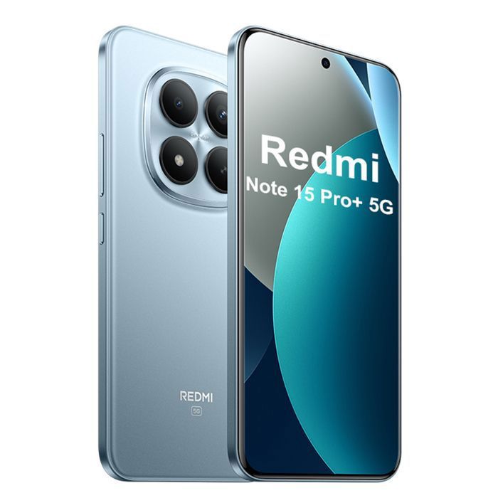 Smartphone - XIAOMI - Redmi Note 15 Pro+ 5G - 8 Go RAM - 256Go ROM - Bleu - 683 pouces AMOLED 200 MP caméra